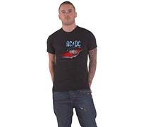 ACDC Men's AC/DC The Razors Edge Regular Fit Crew Neck Short Sleeve T - Shirt, Black (Black Black), Large (Manufacturer Size:Large)