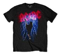 ACDC Men's AC/DC Thunderstruck T-Shirt, Black (Black Black), Large