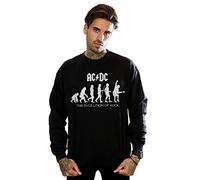 ACDC Men's Evolution of Rock Sweatshirt Black Medium