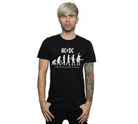 ACDC Men's Evolution of Rock T-Shirt Black X-Large