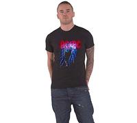 AC/DC T-shirt Thunderstruck - Angus Young Lightning Band Logo - Official Unisex Black XXL