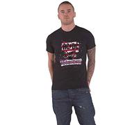 (XXL, Black) AC/DC We Salute You Stripe T Shirt