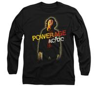 ACDC Powerage Mens Long Sleeve T Shirt, Black, Large