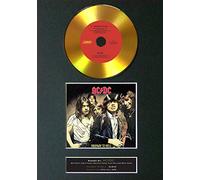 ACDC Print Poster Highway To Hell GOLD DISC Album CD Signed Autograph Mounted Repro A4#150U