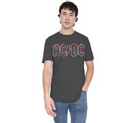 ACDC Roses Logo Unisex T Shirt, Black, XXX-Large