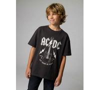 ACDC short-sleeved rock t-shirt for boys anthracite