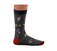 ACDC Socks Collection - Angus Young, Back in Black, Highway to Hell, ACDC Pack - Gifts for Music Lovers, Cotton Socks, 2 Sizes, 4-7 and 7½-11½