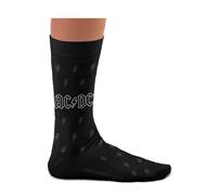 ACDC Socks Collection - Angus Young, Back in Black, Highway to Hell, ACDC Pack - Gifts for Music Lovers, Cotton Socks, 2 Sizes, 4-7 and 7½-11½