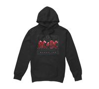 ACDC Unisex AC/DC Mens Black Ice Hoodie (Black) Cotton - Size Medium