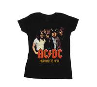 Absolute Cult ACDC Women's Highway to Hell Group T-Shirt Black Large