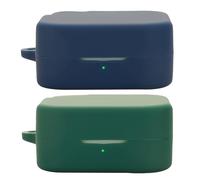 Acddeny Compatible for CMF Buds 2 Plus Headphone Case, [Supports Wireless Charging] [Shockproof Protective Case] Silicone Headphone Case (Blue-Green)