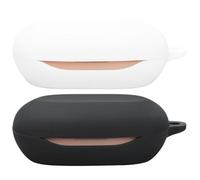 Acddeny Compatible for jbl Sense Life Headphone Case, [Supports Wireless Charging] [Shockproof Protective Case] Silicone Headphone Case (Black-White)