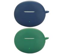 Acddeny Compatible for onePlus Buds 4 Headphone Case, [Supports Wireless Charging] [Shockproof Protective Case] Silicone Headphone Case (Blue-Green)