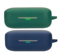 Acddeny Compatible for realme Buds Air 7 pro Headphone Case, [Supports Wireless Charging] [Shockproof Protective Case] Silicone Headphone Case (Blue-Green)