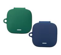 Acddeny Compatible for redmi Buds 6 Active Headphone Case, [Supports Wireless Charging] [Shockproof Protective Case] Silicone Headphone Case (Blue-Green)