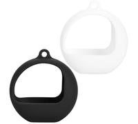 Acddeny Compatible for soundcore v40i Headphone Case, [Supports Wireless Charging] [Shockproof Protective Case] Silicone Headphone Case (Black-White)