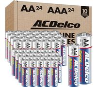 ACDelco 24-Count Each AA and AAA Batteries, Maximum Power Super Alkaline Battery