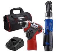 ACDelco ARW1209-K14 G12 Series 12V Li-ion Cordless 3/8” Rachet Wrench & Impact Wrench Combo Tool Kit