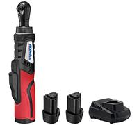 ACDelco ARW1210-2P2 G12 Lithium-Ion 12V (10.8V) Brushless Electric 1/4” Cordless Ratchet Wrench Set Power Tool Kit | Tool Set Includes x2 Battey Packs & Charger