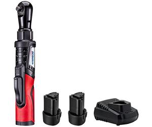 ACDelco ARW1210-3P2 G12 Lithium-Ion 12V (10.8V) Brushless 3/8” Electric Cordless Ratchet Wrench Set Power Tool Kit | Tool Set Includes x2 Battery Packs & Charger