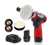 ACDelco ARS1214A1ADP G12 Lithium-Ion 12V (10.8V) Cordless Polisher & Sander Power Tool Kit Car Polisher Buffer Detailing Kit Includes Accessory Kit, x2 Battery Packs & x1 Charger