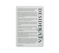 ACDOET Rustic Metal Tin Sign Inspirational Wall Art Motivational Desiderata Poem Print Positive Literaty Painting Office Home Wall Decor Gift 8x12 Inch