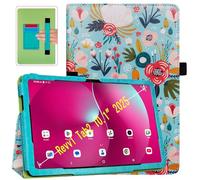ACdream Case for Revvl Tab 2 10.1" Tablet 2025 Model:9185W(NOT FIT 2023 Revvl Tab 5G 10.36"), Folio Protective Slim Cover Leather Case,Magnetic Closure, Hand Strap, Card Slots, Hill Flower