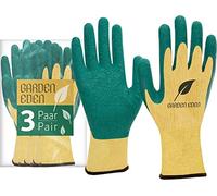 ACE 3x Garden Eden Gardening Gloves EN 388 | Work Glove for Gardening - Non Slip - Allround Grip - Breathable - for Men & Women - XL