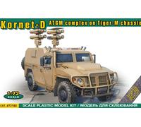 Ace Ace72180 - 1/72 Kornet-D Atgm Complex On Tiger-M Chassis - New