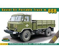 Ace ACE72186 1:72 Russian GAZ-66B Military Air Portable truck model