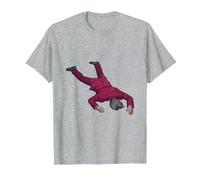 Ace Attorney Investigations Collection Faceplant Edgeworth T-Shirt, Men, Heather Grey, 6X-Large