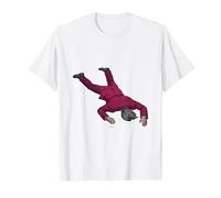 Ace Attorney Investigations Collection Faceplant Edgeworth T-Shirt, Men, White, Medium