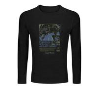 Ace Attorney Phoenix Wright Long Sleeve T-Shirt Graphic Top Printed Tee Mens Black Shirt S