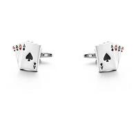 Ace Cufflinks for Men, Lucky Poker Playing Cards Cufflinks, Ace of Spade Cuff Links, Four Aces Shirt Tuxedo Cufflinks, Punk Rock Poker Cards Cufflinks French Cufflinks