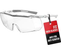 ACE Evo OTG Working goggles for spectacle wearers - over safety glasses for work - construction, craft & industry - EN 166