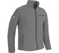 ACE Fleece Jacket - Warm Outdoor Jacket for Men - Men's Jacket without Hood - Zip & Three Pockets - Grey - L