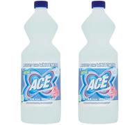 Ace For White laundry Bleach Pack of 2 (1L Each) - Powerful Stain Remover For Clothes, Effective Whitener For White Clothes, More Effective and No Splashes