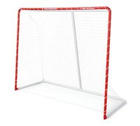 Ace Hockey Metal Street Hockey Goal - 54" x 44" Heavy-Duty Steel Frame with Net - Outdoor Hockey Net for Youth & Adults - Ball, Roller & DEK Hockey Practice Goal - Easy Assembly