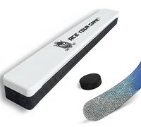 ACE HOCKEY Rapid Rebounder - 24" Double-Sided Hockey Passer & Puck Rebounder - Passing & Shooting Trainer for One-Timers - Hockey Training Equipment - Easy Setup, Screws & Stickers Included - White