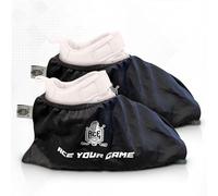 ACE HOCKEY Slide Board Booties for Smooth Gliding (Reusable, Washable) - Compatible with All Fitness/Hockey Slideboards - Slip-Over-Shoe Design - One Size Fits All