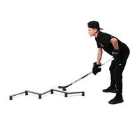 ACE HOCKEY Stickhandling Training Aid Equipment for Puck Control, Reaction Time & Coordination - Stable, Portable & Adjustable