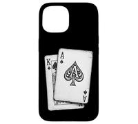 Ace King Blackjack Playing Cards Poker Casino Gambler Case for iPhone 15