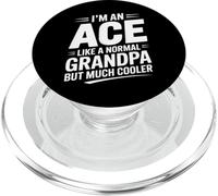 Ace Like a Grandpa Only Cooler Card Grandfather PopSockets PopGrip for MagSafe