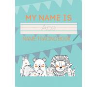 Ace Name Tracing Book: 50 Pages of custom name tracing. Learn to write your name with this personalized name tracing book for kids. Pre-K and Kindergarten practice workbook.
