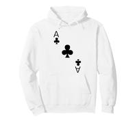 Ace of Clubs Halloween Costume Wonderland Pullover Hoodie
