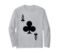 Ace of Clubs Playing Card Easy Halloween Group Costume Long Sleeve T-Shirt