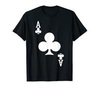 Ace of Clubs - Playing Card Halloween Costume Dark T-Shirt