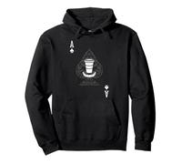 Ace Of Cups Coffee Tarot Barista Playing Card Latte Pullover Hoodie