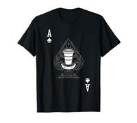 Ace of Cups Coffee Tarot Barista Playing Card Latte T-Shirt