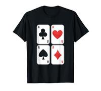Ace Of Spades Clubs Hearts Diamonds T-Shirt